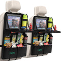 Plzpik Backseat Organizer with Tablet Holder & Foldable Tray