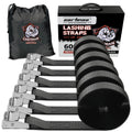 Cartman 1-Inch x 12-Foot 600 lb Lashing Straps