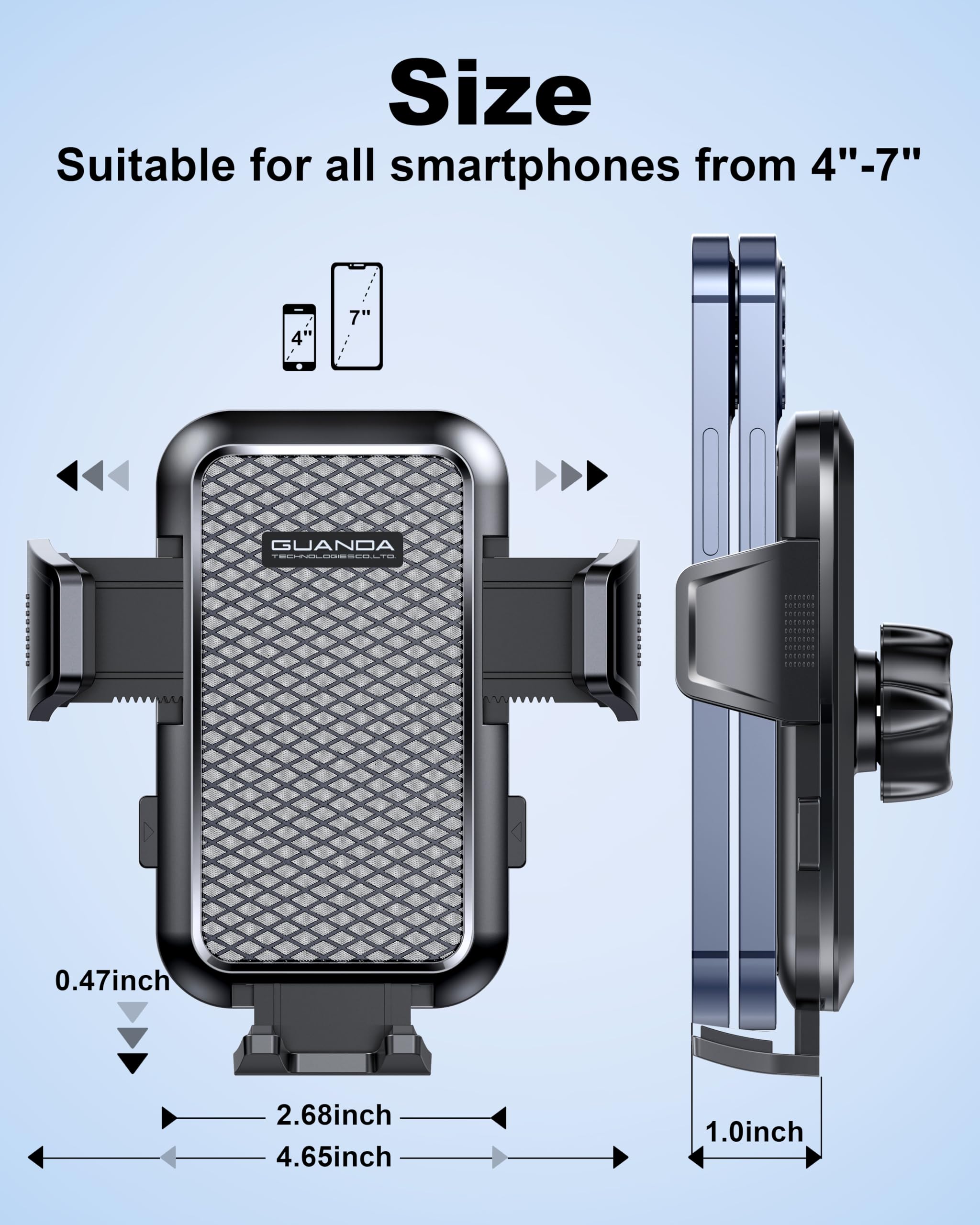 GUANDA 3-Pack Dashboard Mounting Discs for Phone Holders