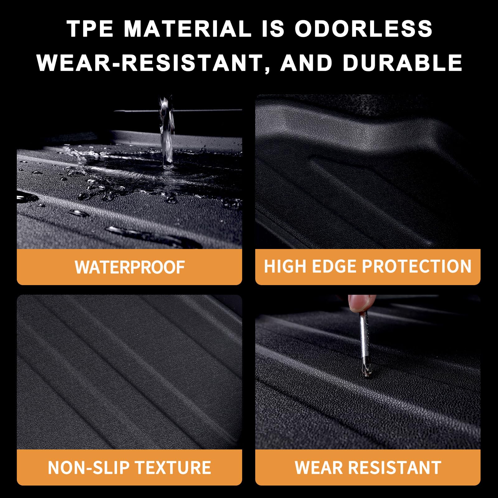 MJBYMAT Floor Mats & Trunk Mat & Backrest Mat