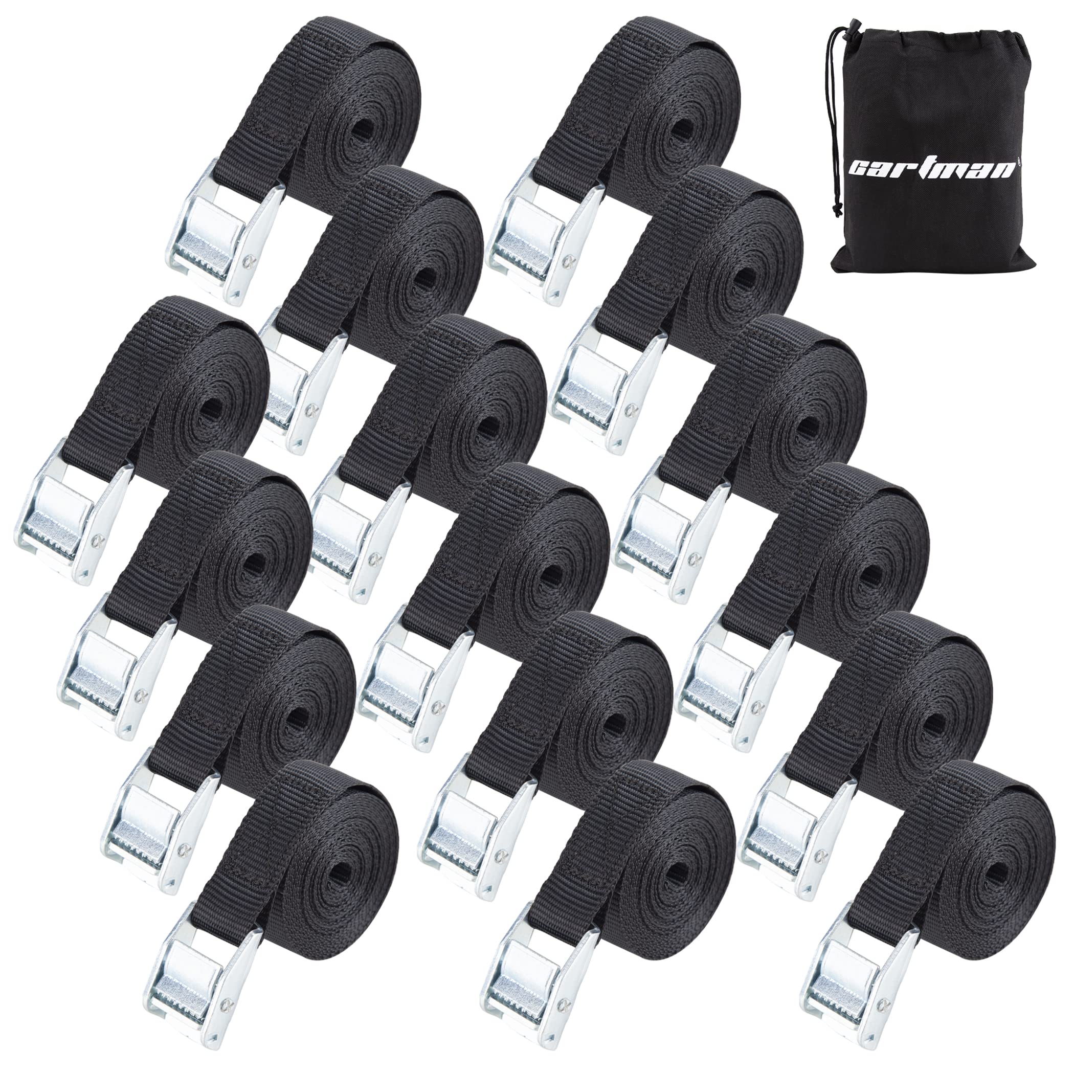 Cartman 1-Inch x 12-Foot 600 lb Lashing Straps