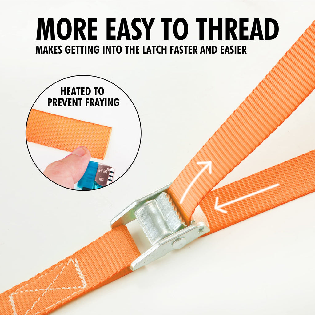 Cartman 1-Inch x 12-Foot 600 lb Lashing Straps