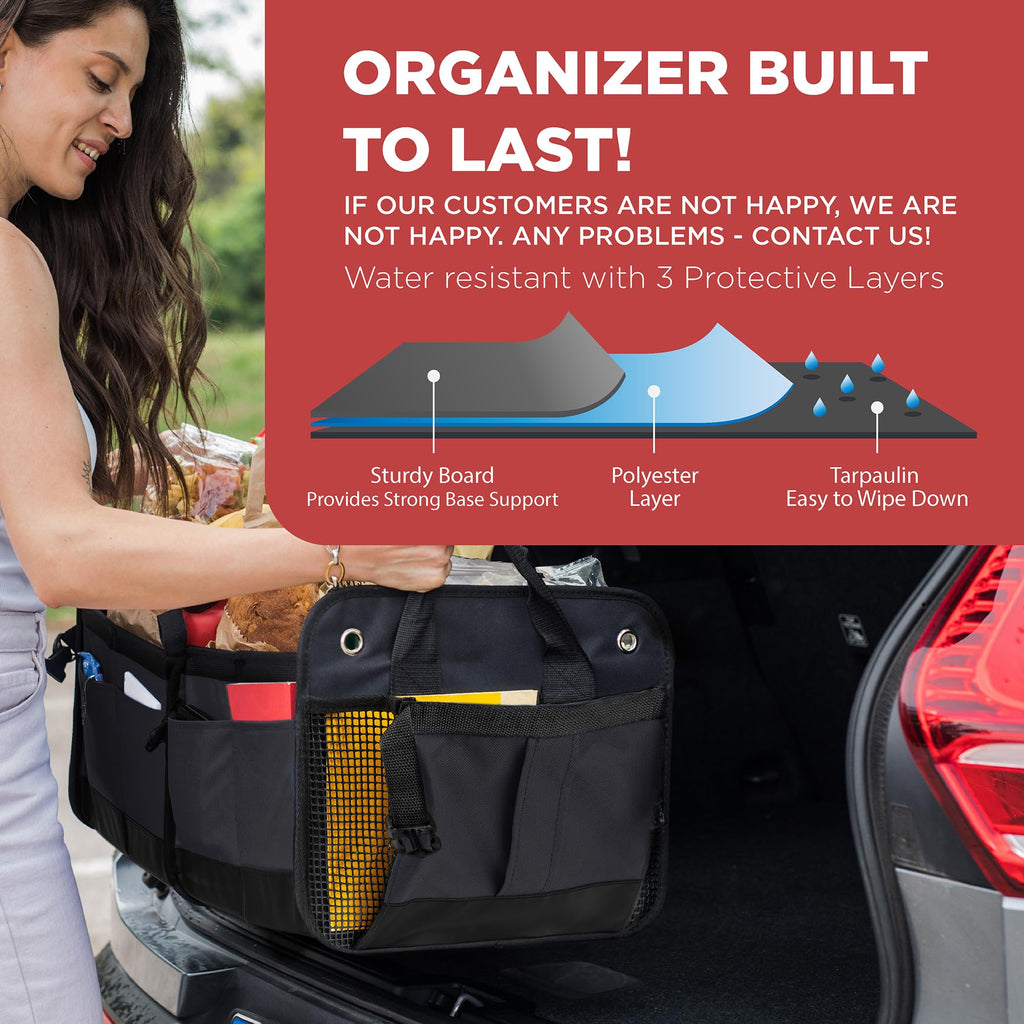 TrunkCratePro Foldable SUV & Car Trunk Storage Organizer