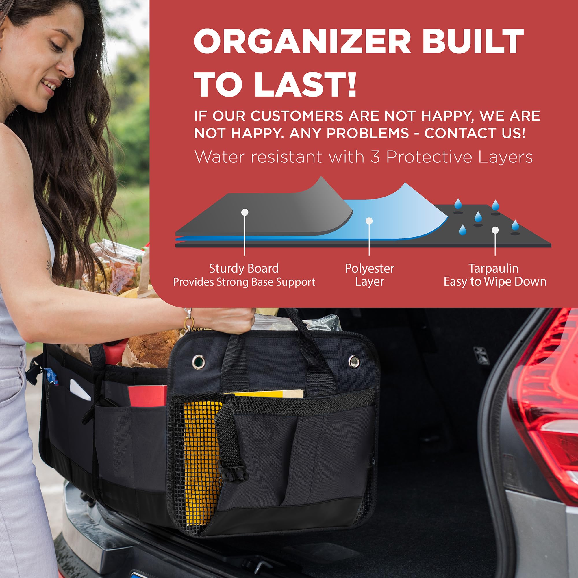 TrunkCratePro Foldable SUV & Car Trunk Storage Organizer