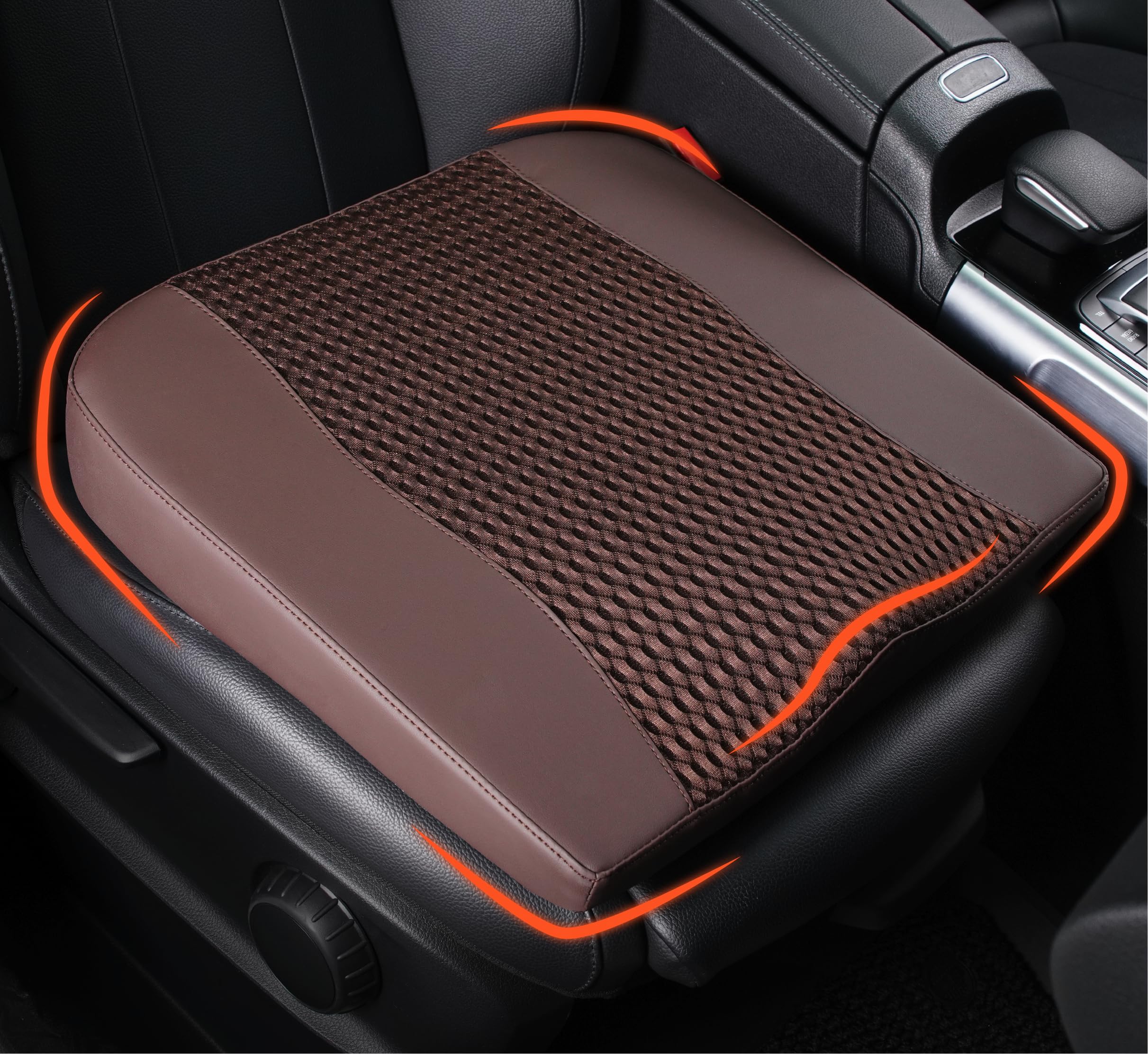 Lofty Aim Memory Foam Car Seat Cushion for Sciatica Relief