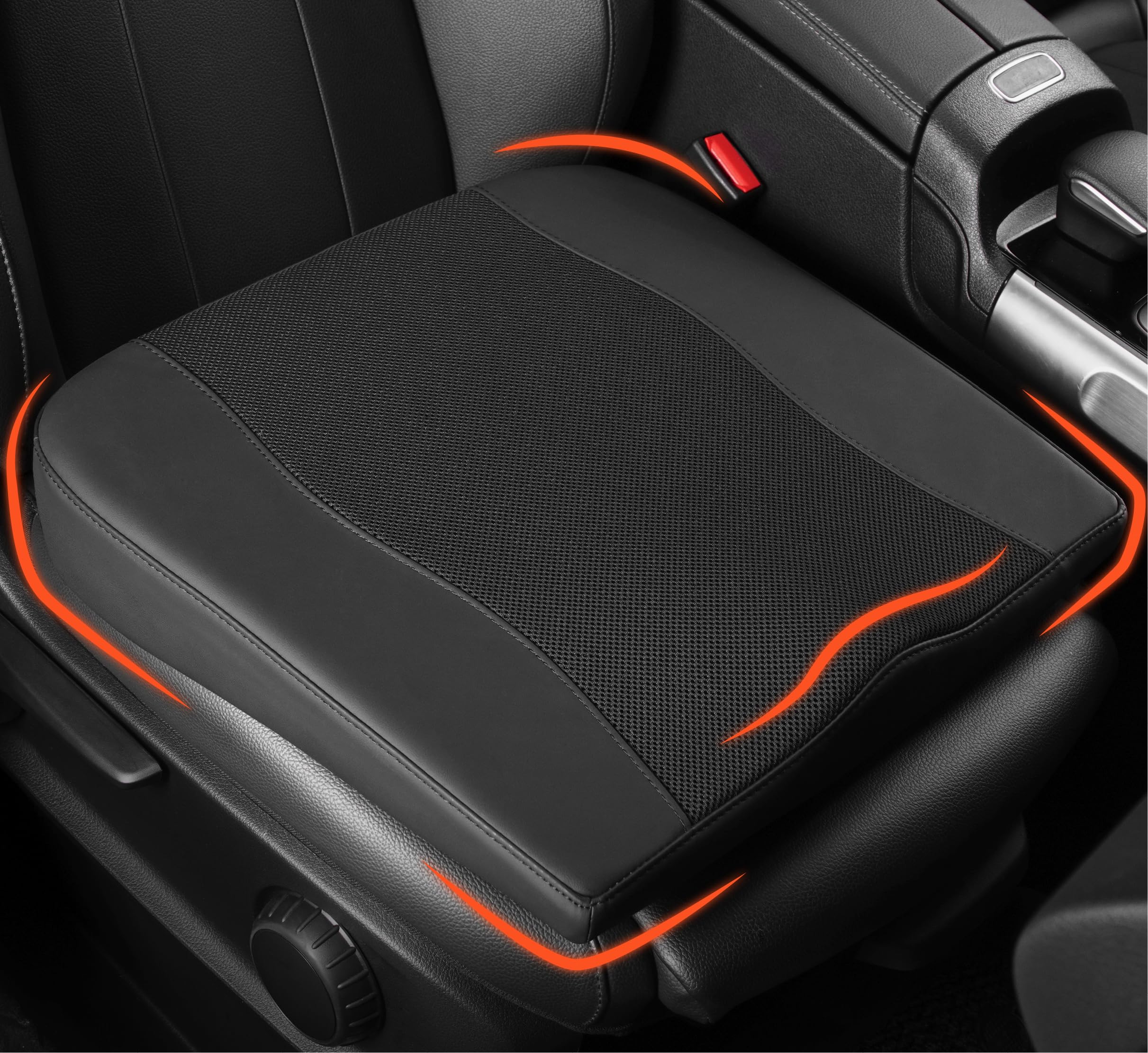 Lofty Aim Memory Foam Car Seat Cushion for Sciatica Relief